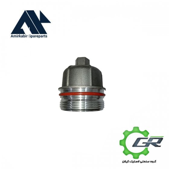 درب فیلتر روغن 206 با اورینگ مشکی - گیلان