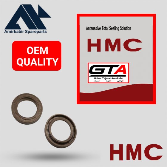 کاسه نمد میل سوپاپ سمند فنردار - HMC (20 عددی)